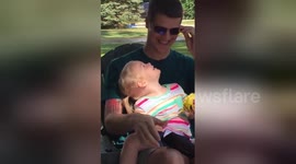 Man sees colours for the first time on Father's day