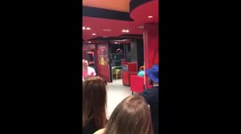 KFC Fight Benidorm. KO. KFC workers fight