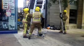 Firefighters save trapped seagull in poole