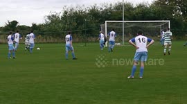 Irish non league footballer scores stunning solo goal