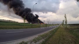 Incendiu imens la Balotesti 2