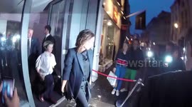 The Beckham family leave 'What I See' book launch party in London