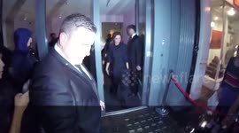 The Beckham family leave 'What I See' book launch party in London