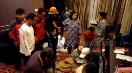 Trance while staying in star hotel horror room