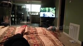 Toddler Mimics Real Steel Movie Moment