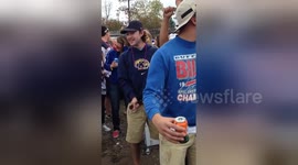 Newsflare Edit - Bum Fight at Bills Game