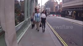 Jonathan Sothcott and Sara Maclean have private dinner in London