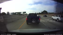 5/22/2017 Four Car Accident on Interstate 5 near Broadway (Front Dash Camera)