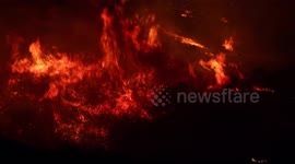 Christianitos Fire in San Clemente
