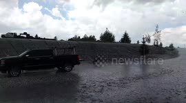 Severe hailstorm batters Bozeman, Montana