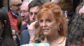 Sarah, Duchess of York attends 'Wind In The Willows' premiere