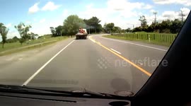 Women driver cuts of truck