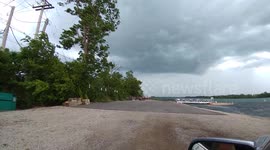 Stormfront moving in 6/22/2017 raw footage