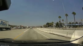 Newsflare Edit - Multi-car crash caught on dashcam in California