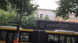 Torrential rain hits Berlin