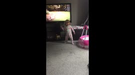 Baby walking
