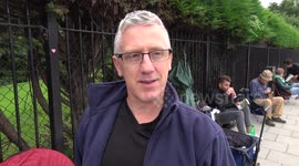 Interview with first person in the Wimbledon 2017 queue
