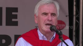 Speaker John McDonnell rally Not one day more #ToriesOut a National
