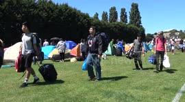 A time-lapse of the Wimbledon queue