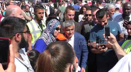Eid Festival in Trafalgar Square, London, Uk