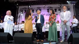 Sadiq Khan speaks at Eid celebrations in Trafalgar Square