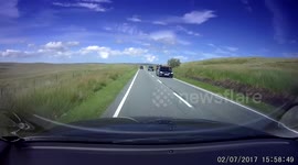Motorcycle Accident on the A543 Pentrefoelas to Denbigh Road 'Evo Triangle'