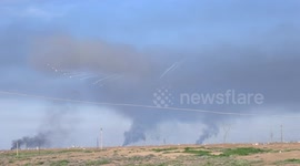 Video footage attack ISIS over Mullah Abdullah village