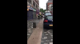 St Pauls Way, Devons Road, Flat Fire Casulty.
