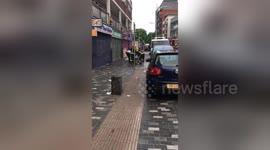 Newsflare Edit - St Pauls Way, Devons Road, Flat Fire Casulty.