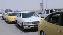 Video footage Iraqis Flee ISIL  Second day