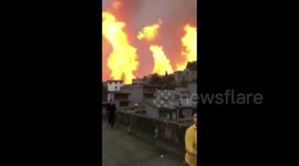 Natural gas pipeline explodes in China, killing eight