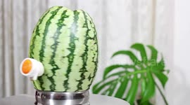 How to make your own watermelon juice dispenser