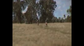 Dirt bike crashes into dam