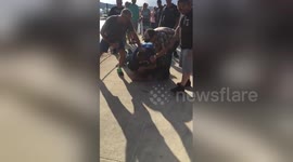 Newsflare Edit - Lees landing bar fight 2017