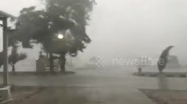 Extreme thunderstorm batters Varna, Bulgaria