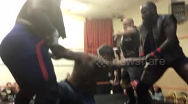 PRO WRESTLER BEATEN, WHIPPED AND CROWNED WITH THORNS!!!