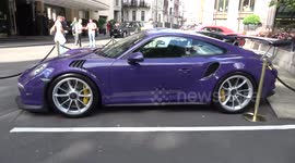 Supercars Parked Outside The Dorchester
