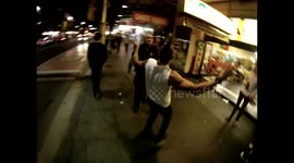 Domestic Street Fight, Got Too Close..