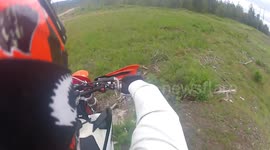 Dirt Bike Wreck Gopro