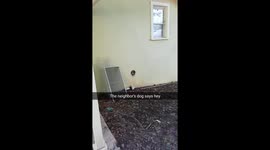 Hole in the wall gives way,