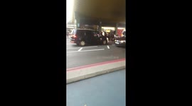Road Rage, Moped V SUV, Mile End Road 9pm 4/7/16