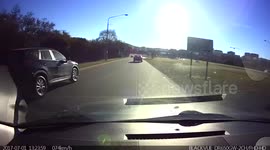 Two near misses on roundabout
