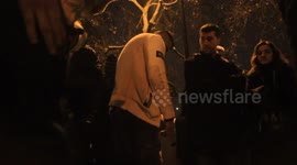 Drunk idiot new years eve 2011 London - Raw video part 2