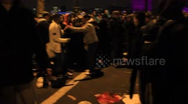 Drunk idiot new years eve 2011 London - Raw video part 6
