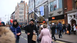 London, Oxford Street without traffic