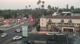 Police Activity Surrounding Body in Hollywood