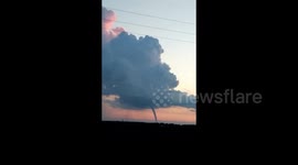 Beautiful waterspout spotted in China