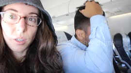 Early morning flight - exhaustion