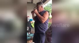 US army veteran gets emotional as he sees colours for the first time