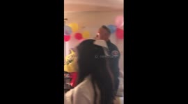 Thank you lynnwood firefighters #18 for surprising Vicky